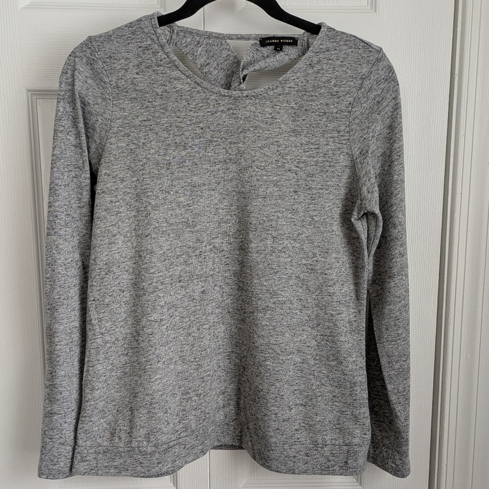 Jeanne Pierre Linen Blend Long Sleeve Shirt